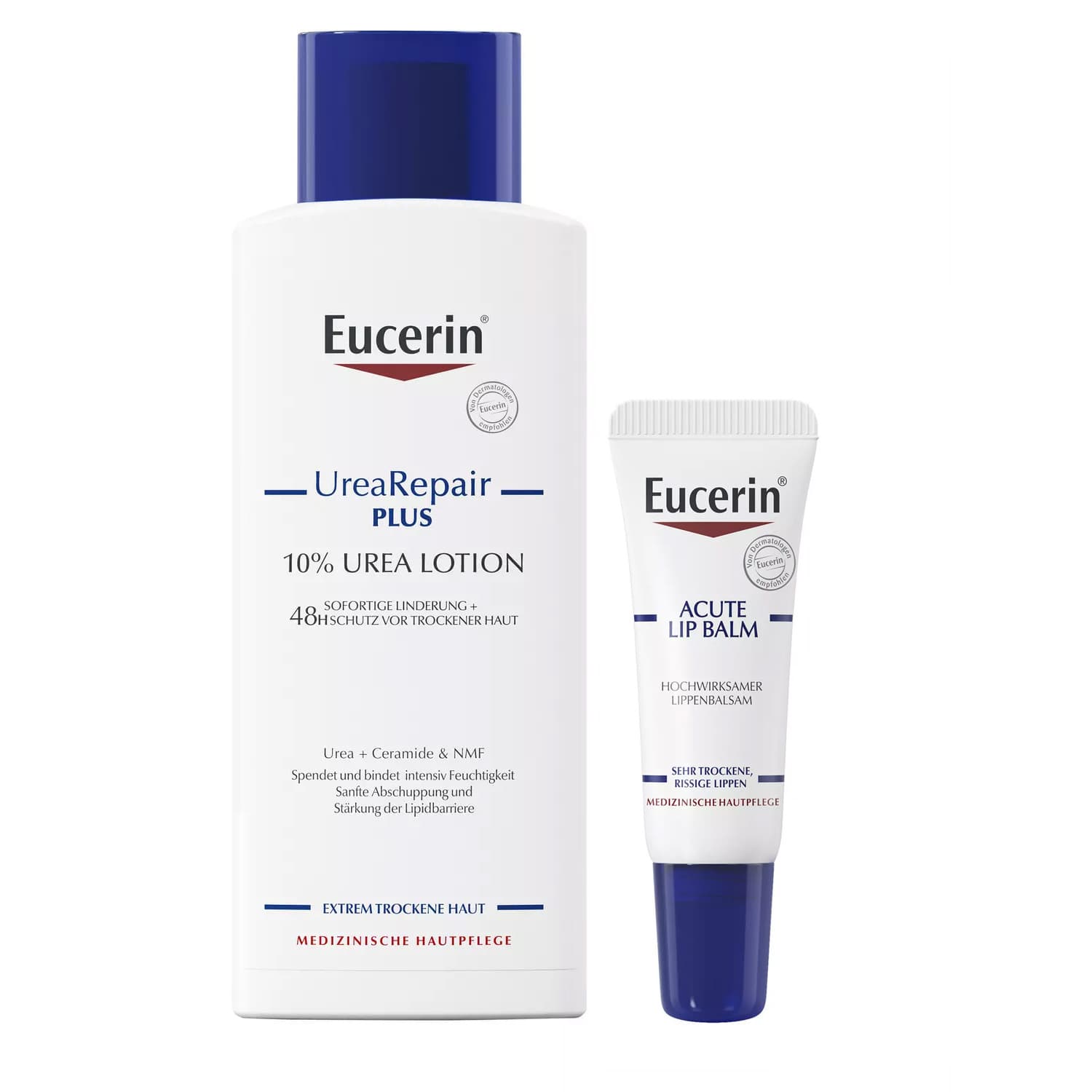 Эуцерин Набор увлажняющий: бальзам для губ + лосьон 250 мл (Eucerin, UreaRepair)