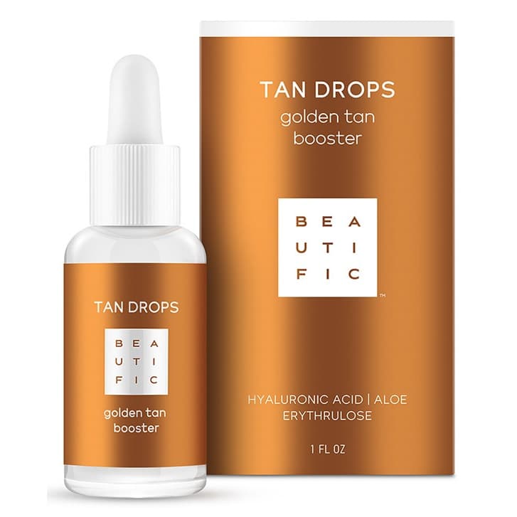Бьютифик Капли-концентрат для лица с эффектом загара Tan Drops, (Beautific, Face)