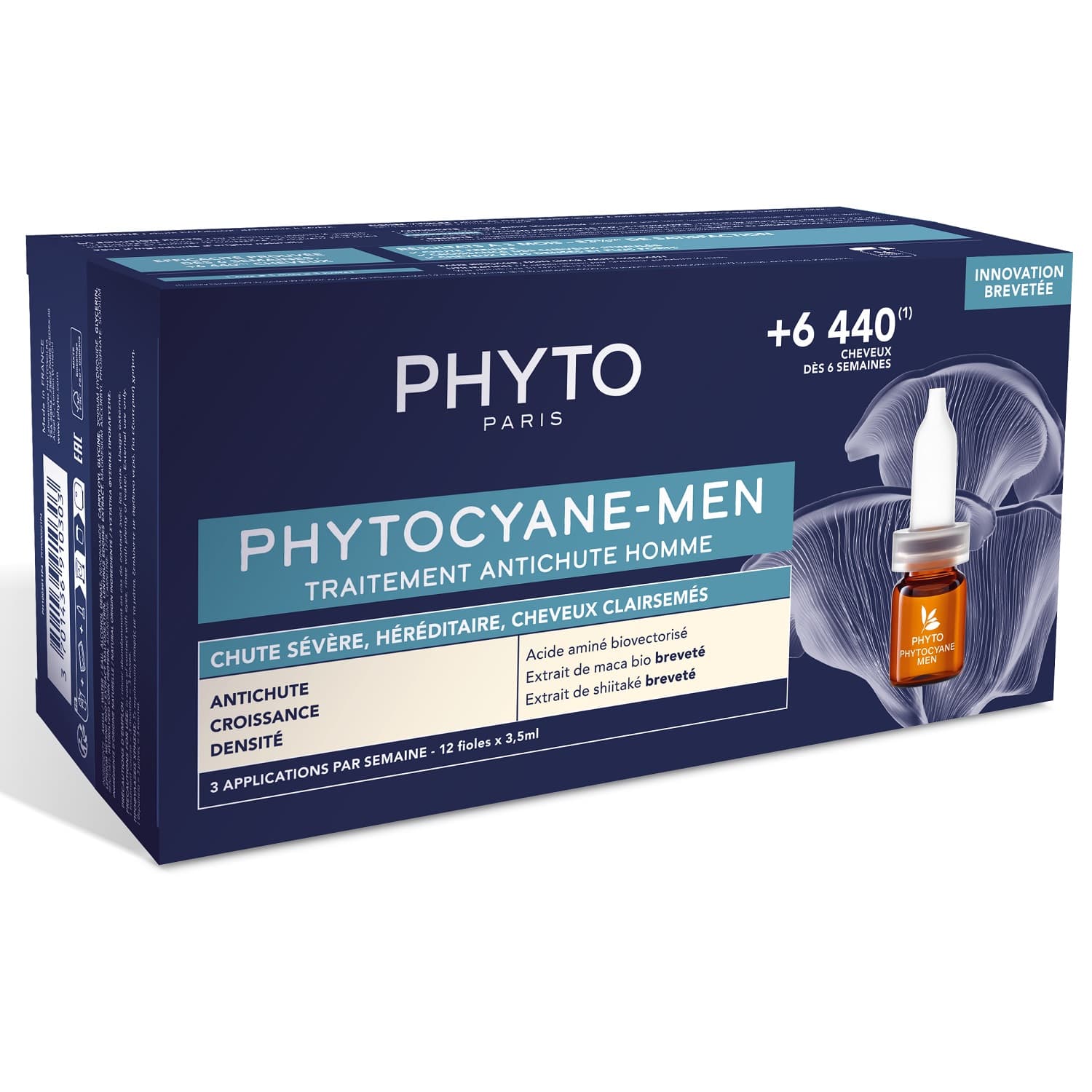 Phyto Phytocyane Сыворотка против выпадения волос для женщин ампулы 12 шт