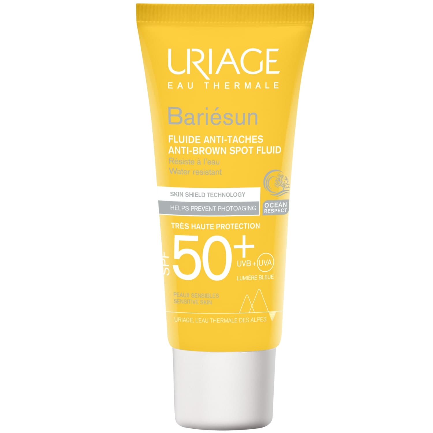 Урьяж Эмульсия против пигментных пятен Anti-Brown Spot Fluid SPF 50+, (Uriage, Bariesun)