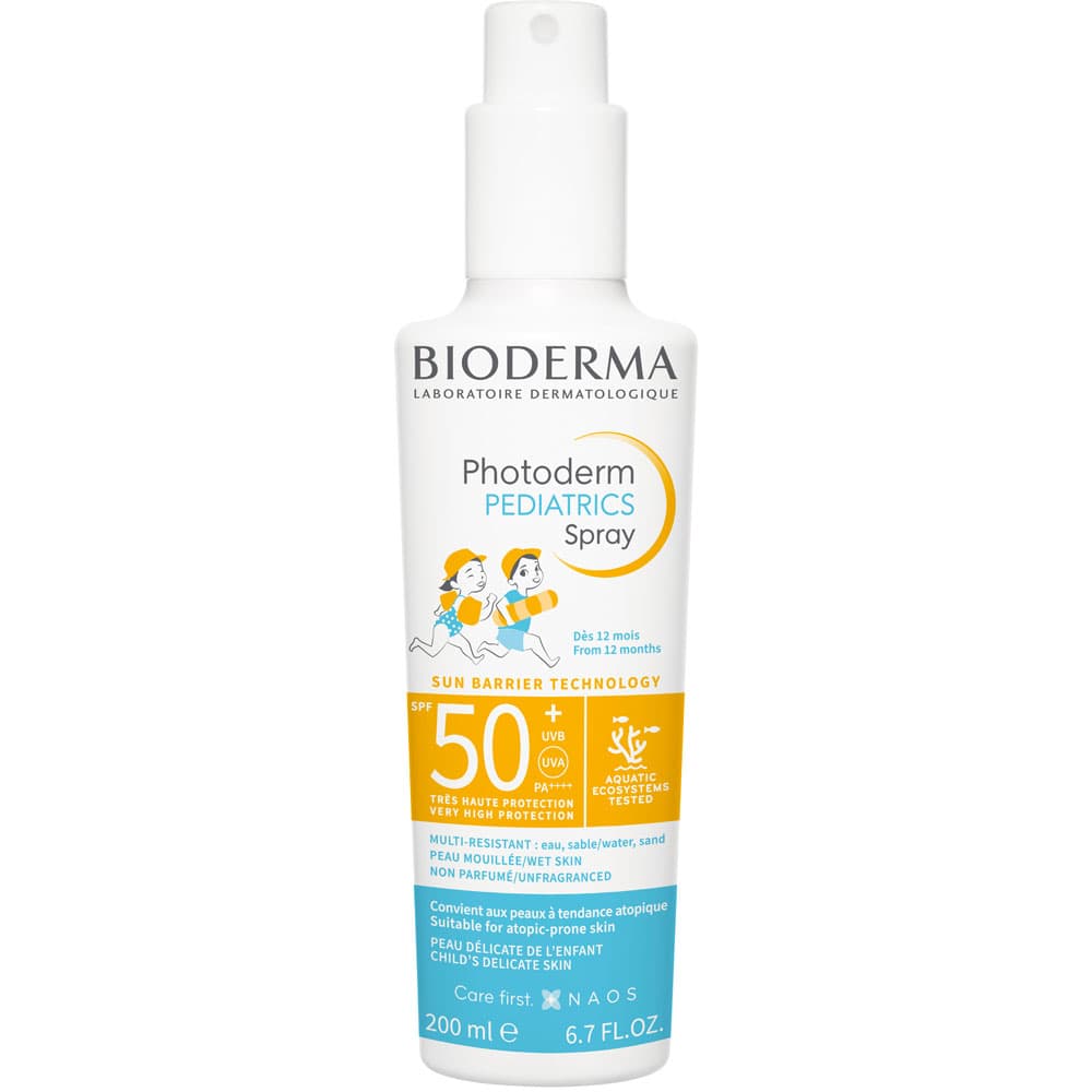 Биодерма Солнцезащитный детский спрей Pediatrics SPF 50+, (Bioderma, Photoderm)