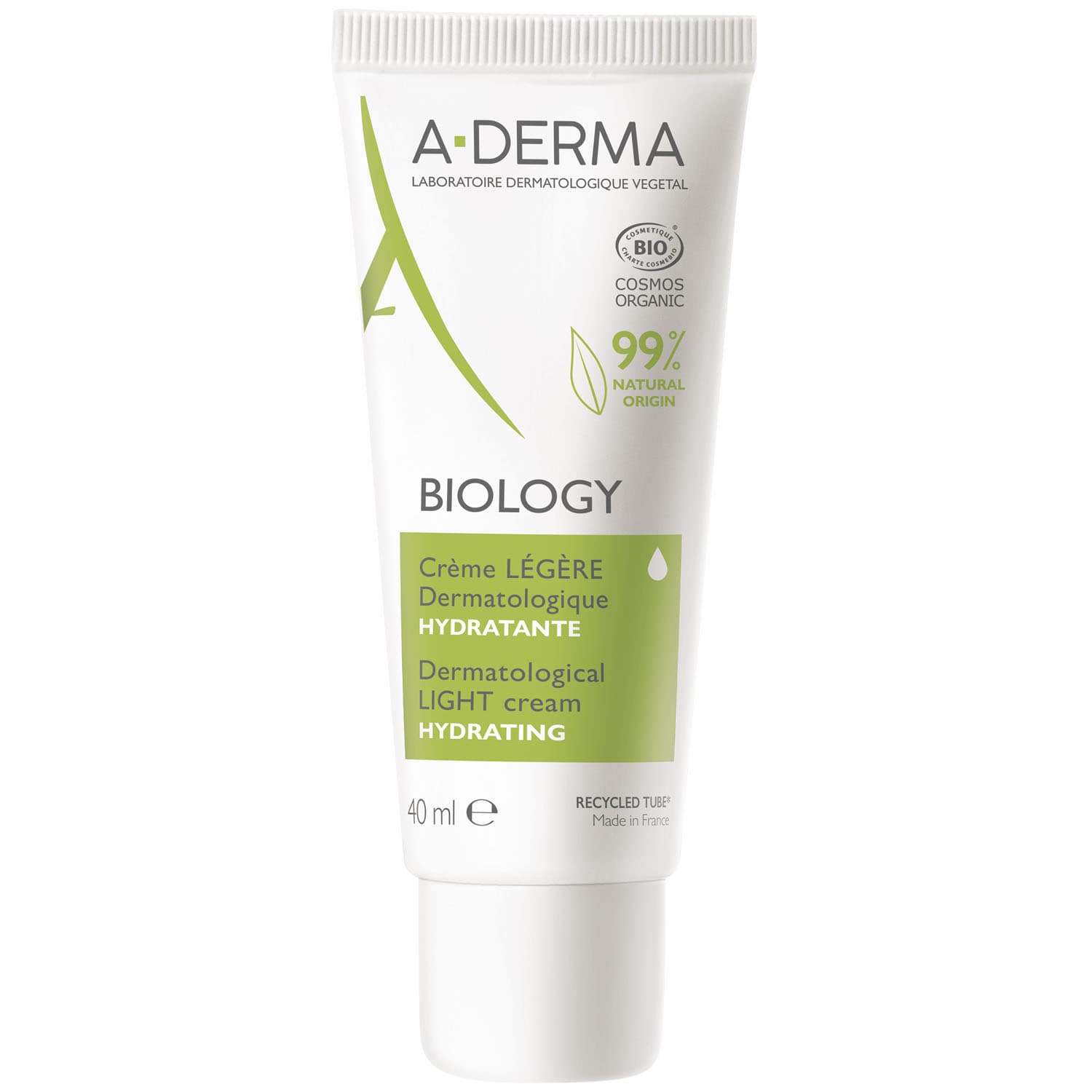 A-Derma Biology Дерматологический легкий крем для хрупкой кожи увлажняющий 1 шт