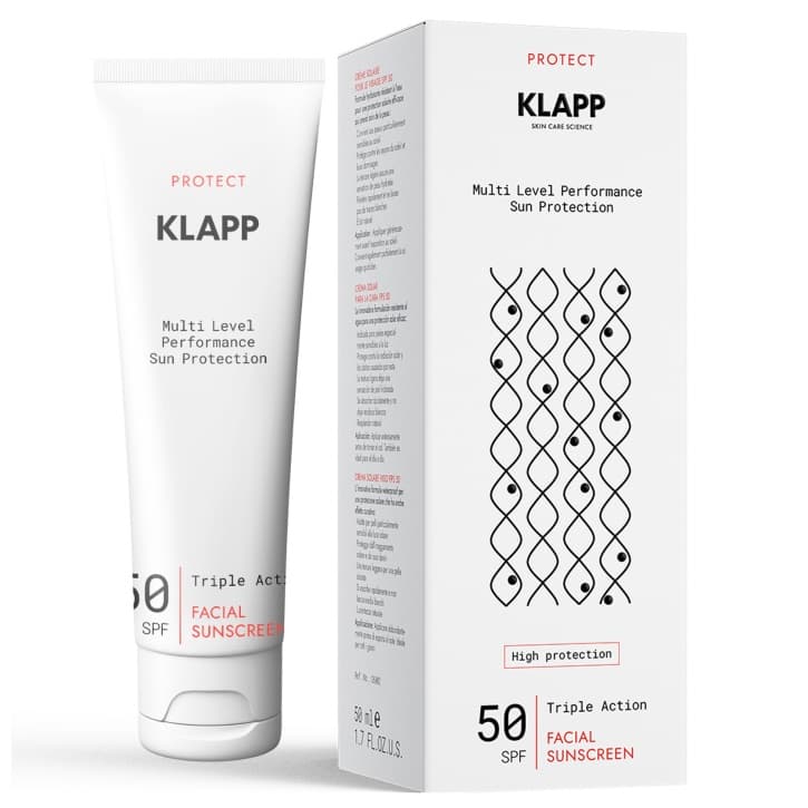 Клапп Солнцезащитный крем Facial Sunscreen SPF 50, (Klapp, Multi Level Performance