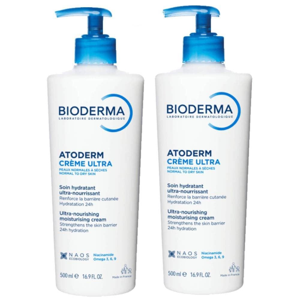 Биодерма Питательный крем для лица и тела Atoderm Ultra, 2 х (Bioderma, Atoderm)