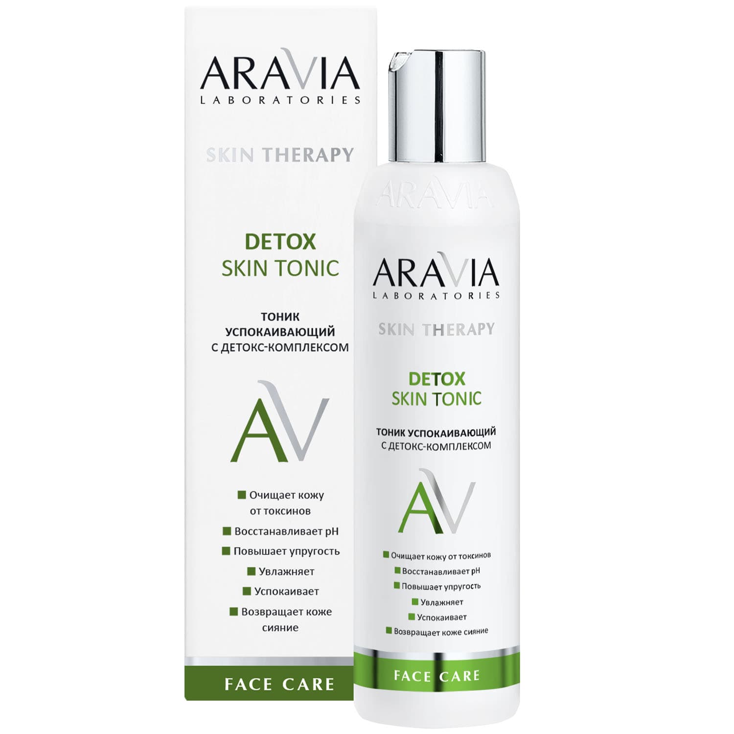 Аравия Лабораторис Тоник успокаивающий с детокс-комплексом Detox Skin Tonic, (Aravia Laboratories, Уход за лицом)