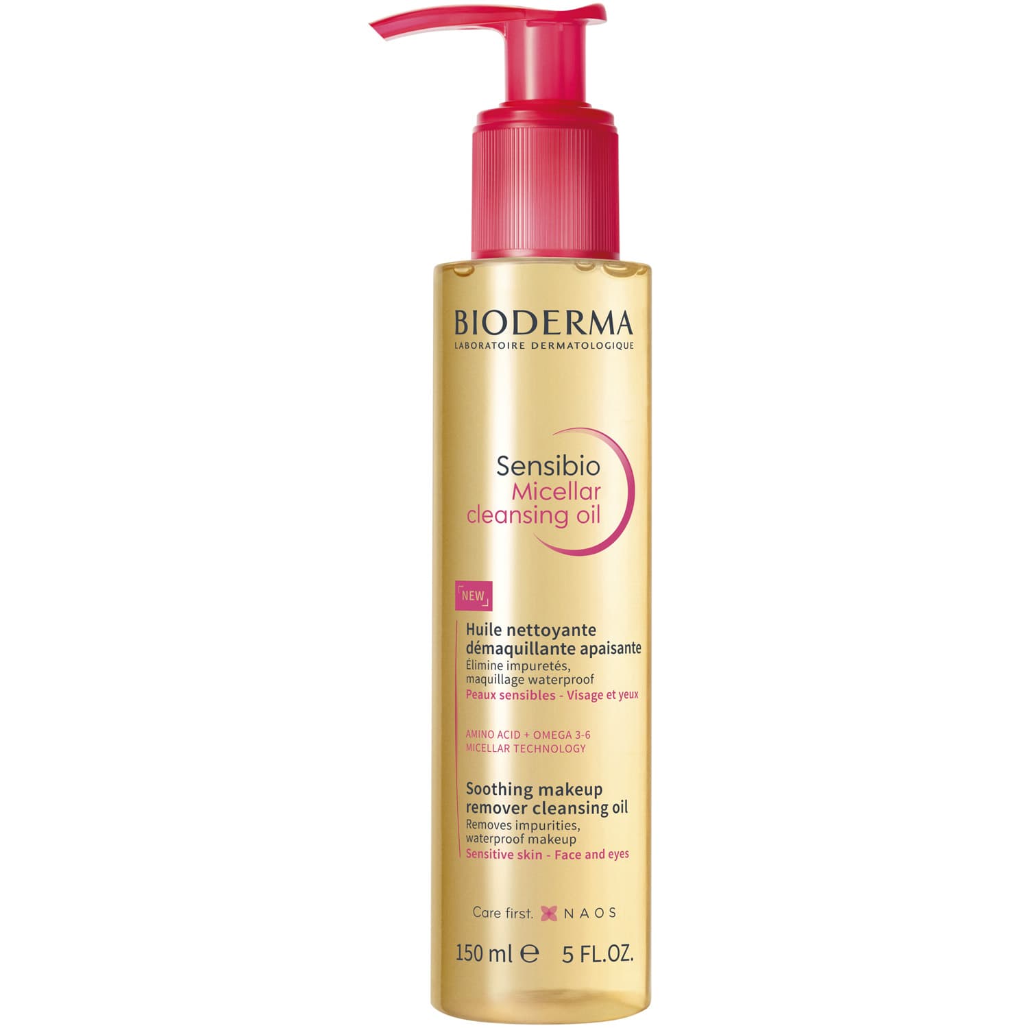 Биодерма Очищающее мицеллярное масло для чувствительной кожи, (Bioderma, Sensibio)