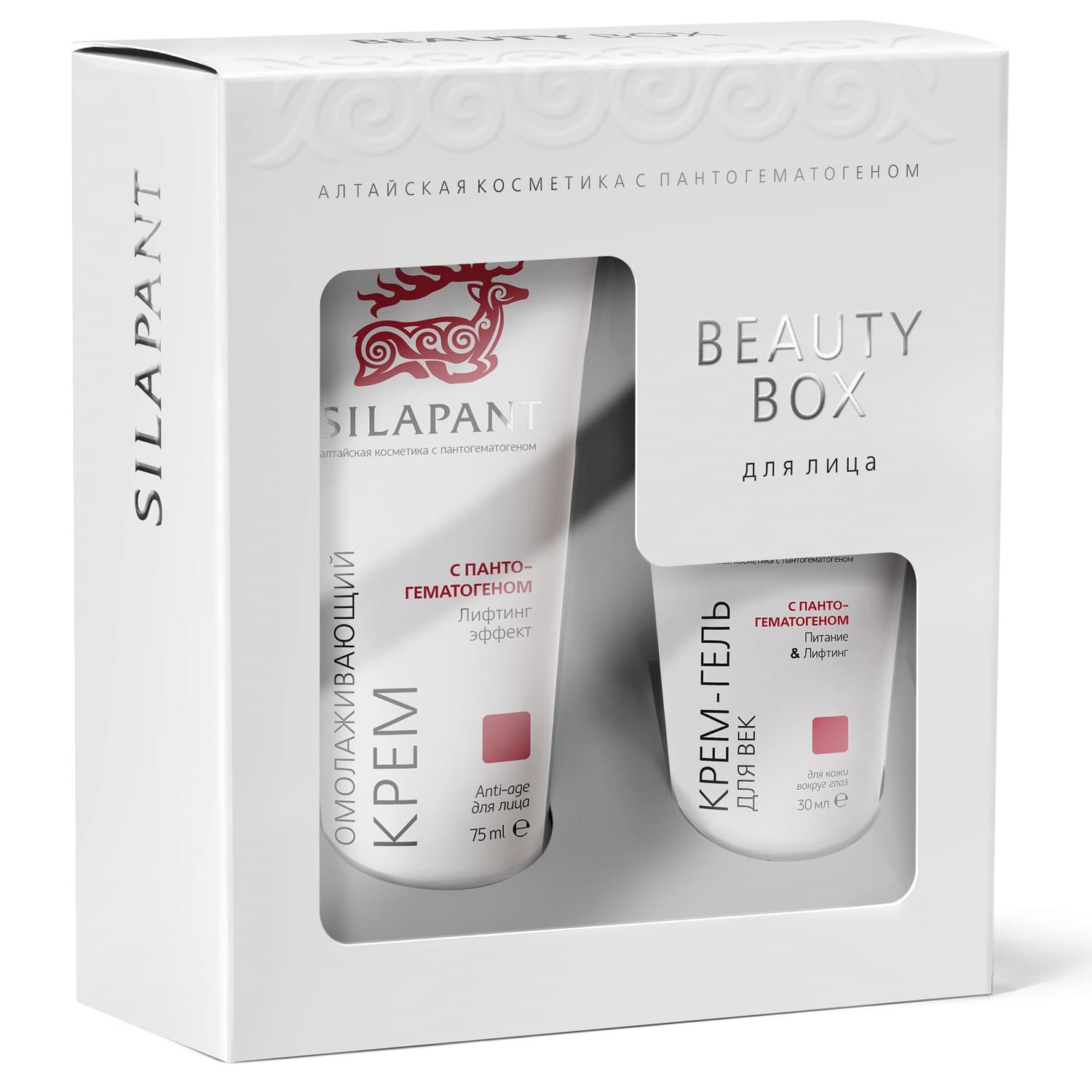 Силапант Набор для лица Beauty Box: крем для лица + крем для век 30 мл (Silapant, Face