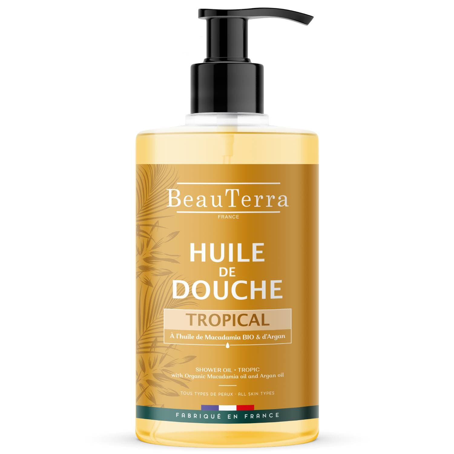 Бьютерра Масло для душа с тропическим ароматом, (BeauTerra, Shower Oil)
