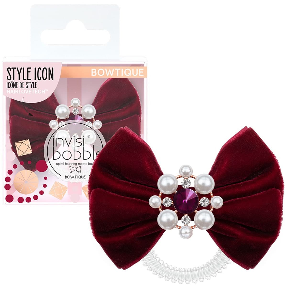 Инвизибабл Резинка для волос British Royal Take a Bow (Invisibobble, Bowtique)