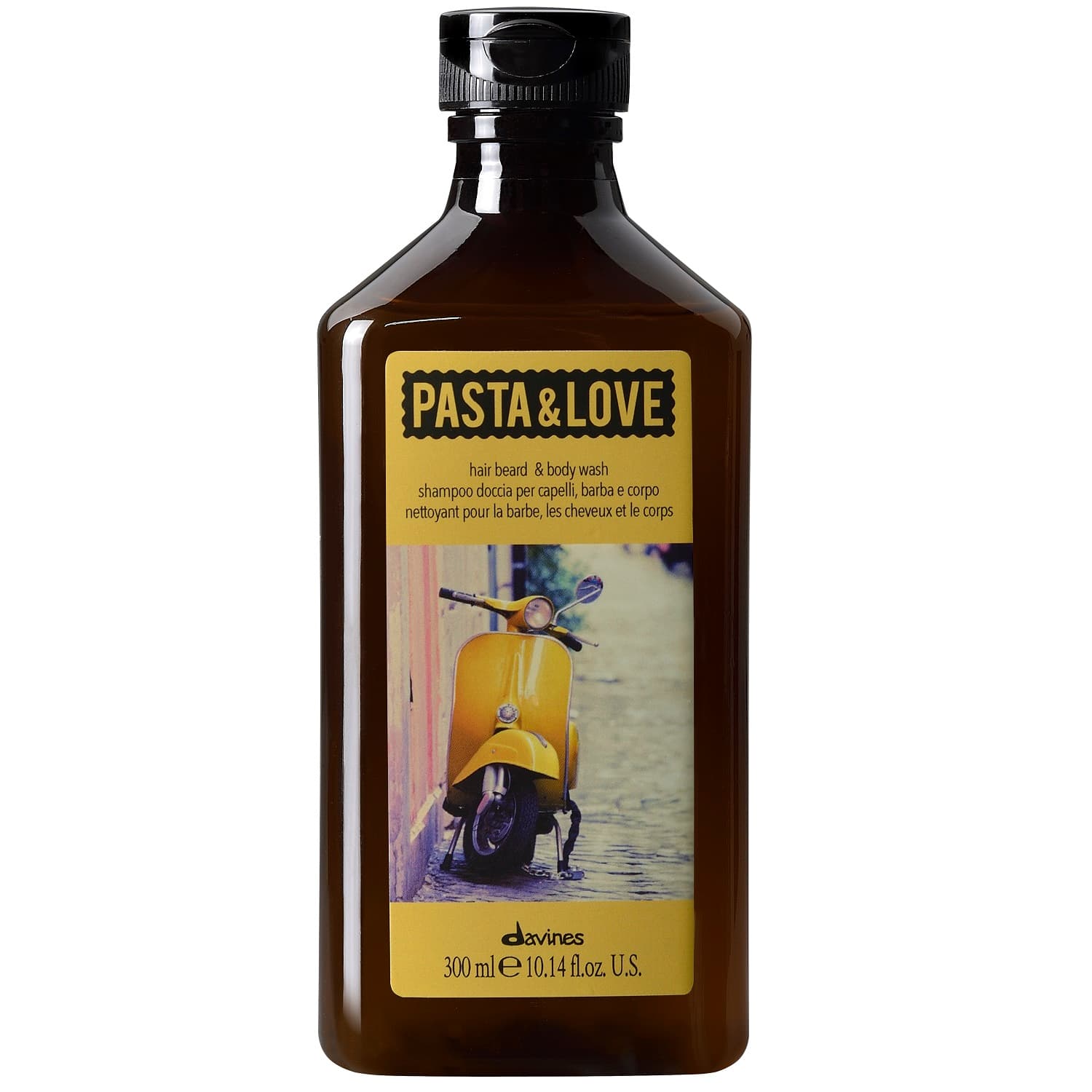Давинес Шампунь для ухода за волосами, бородой и телом Hair Beard & Body Wash Shampoo, (Davines, Pasta & Love)