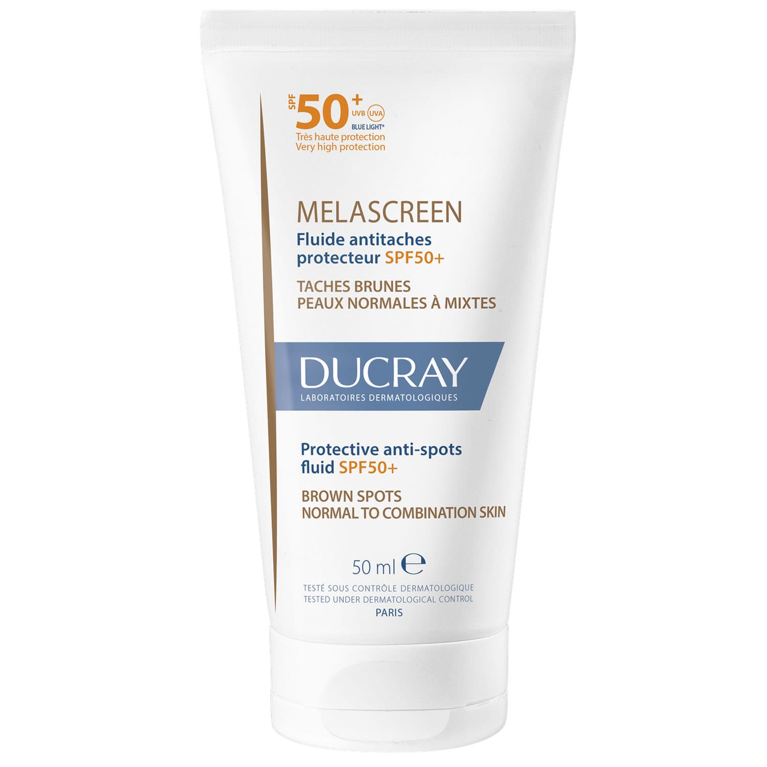 Ducray Melascreen Защитный крем для лица против пигментации SPF50+ 1 шт