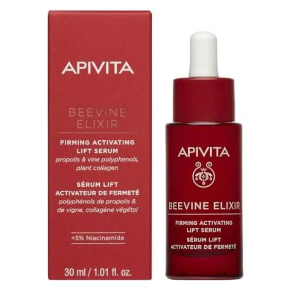 Апивита Укрепляющая сыворотка для лица с лифтинг эффектом, (Apivita, Beevine Elixir)