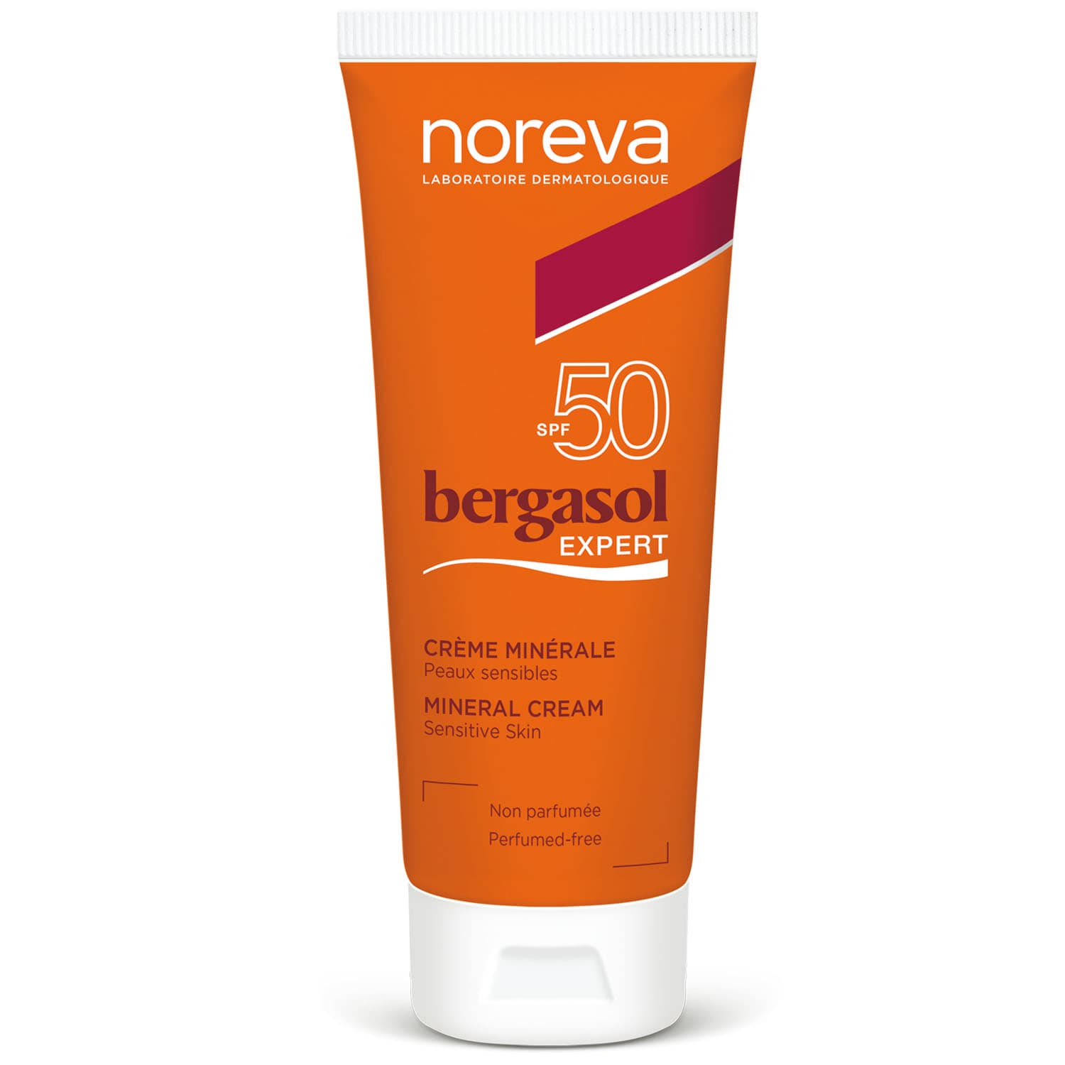 Норева Минеральный солнцезащитный крем для лица и тела SPF 50, (Noreva, Bergasol)