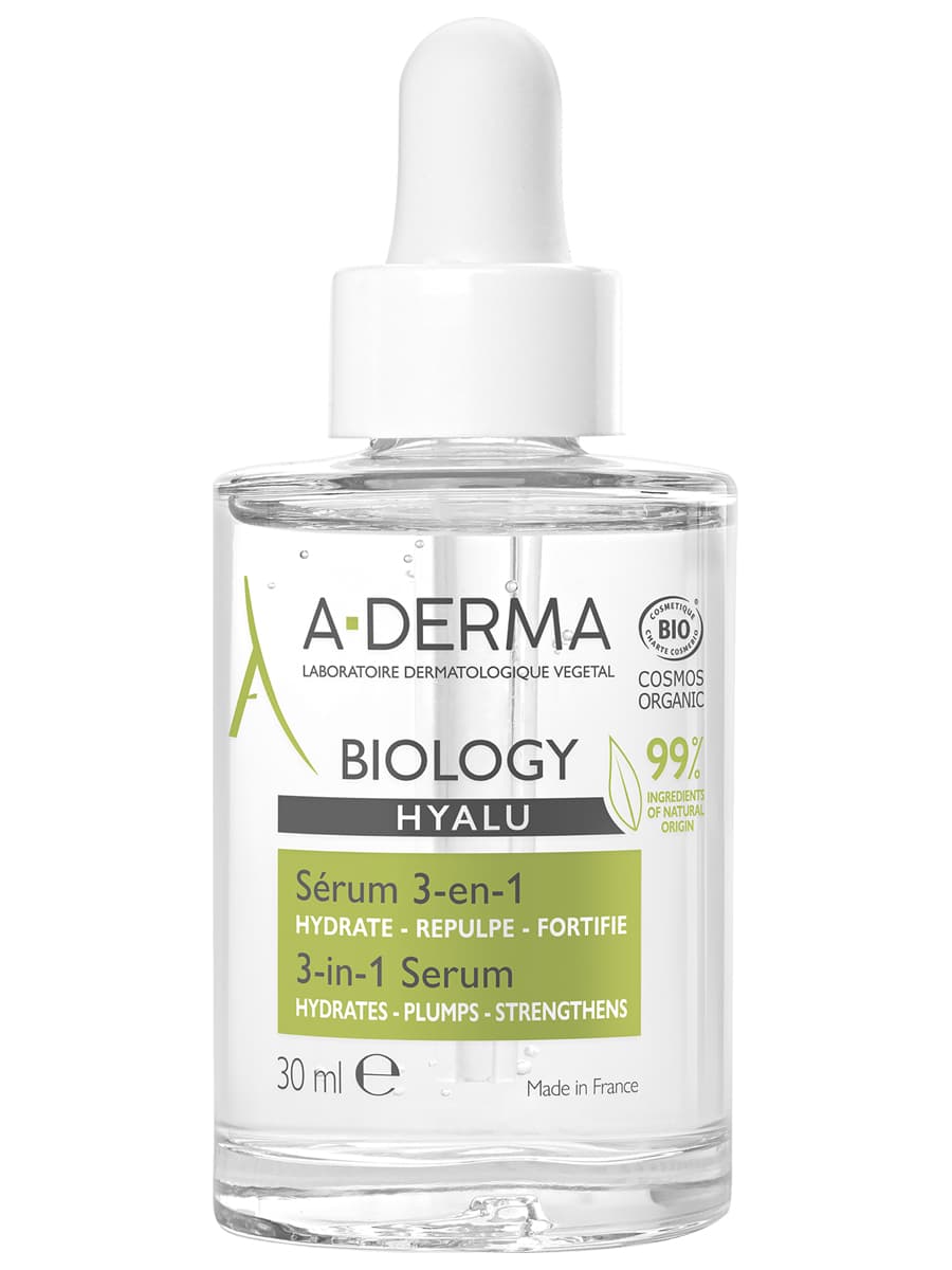 A-Derma Biology Hyalu Сыворотка 3-в-1 для хрупкой кожи лица 1 шт