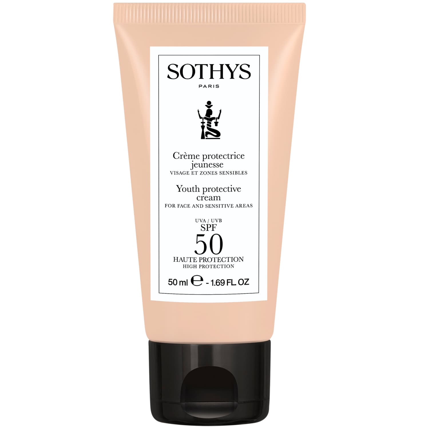 Сотис Омолаживающий защитный крем для лица и чувствительных зон SPF50, (Sothys, Sun Care)