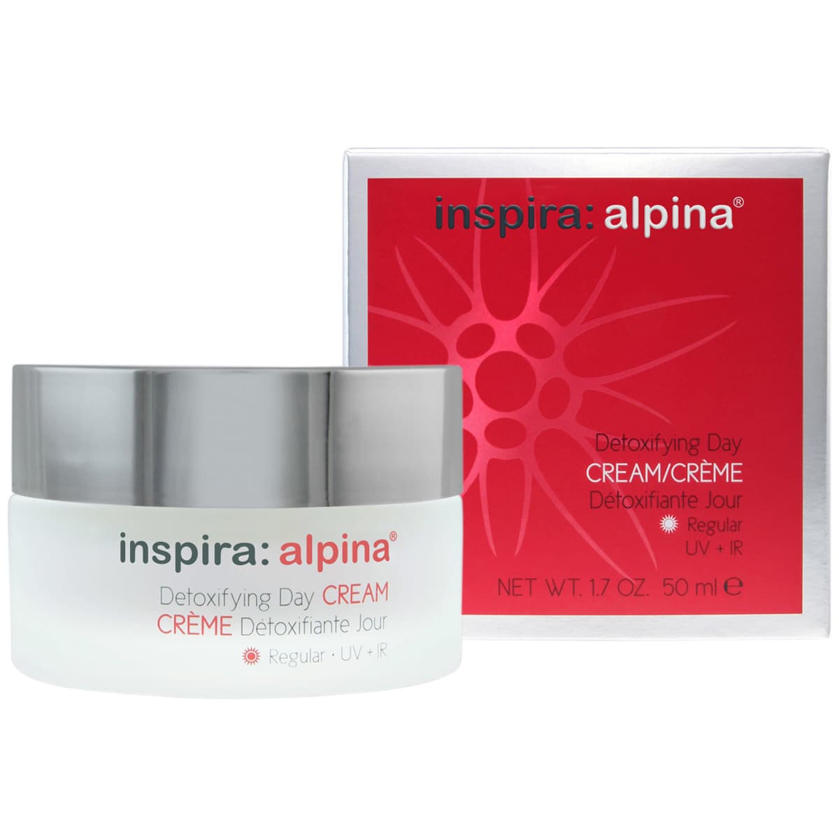 Инспира Косметикс Детоксицирующий легкий увлажняющий дневной крем, (Inspira Cosmetics, Alpina)