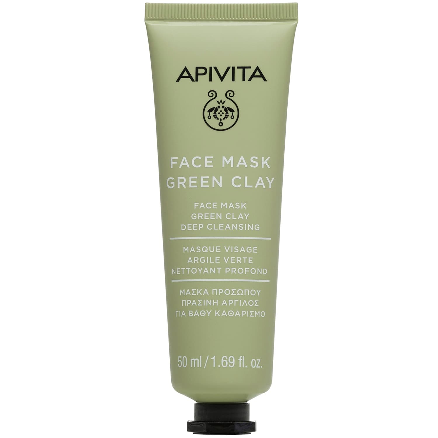 Апивита Маска для лица глубоко очищающая с зеленой глиной, (Apivita, Express Beauty)