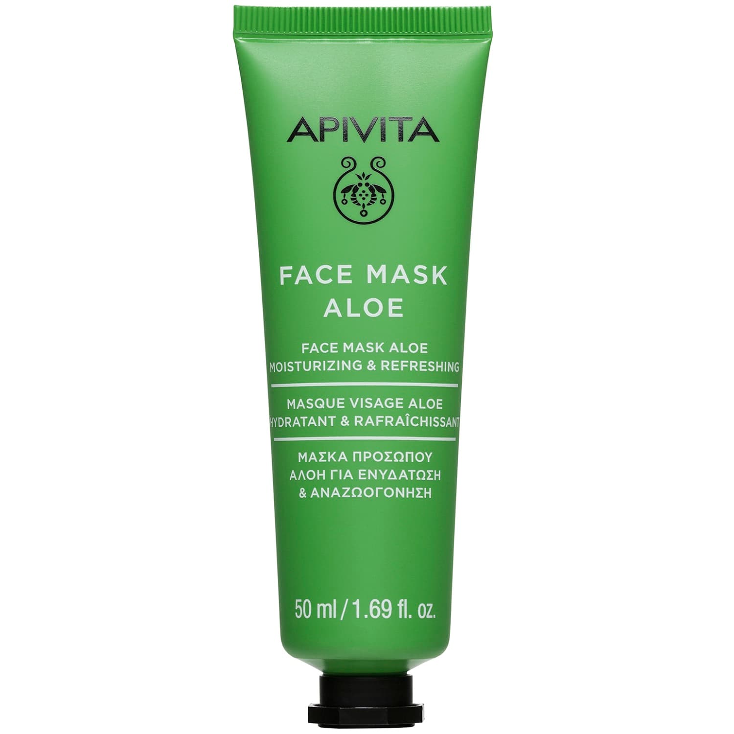 Апивита Увлажняющая и освежающая маска с алое для лица, (Apivita, Express Beauty)