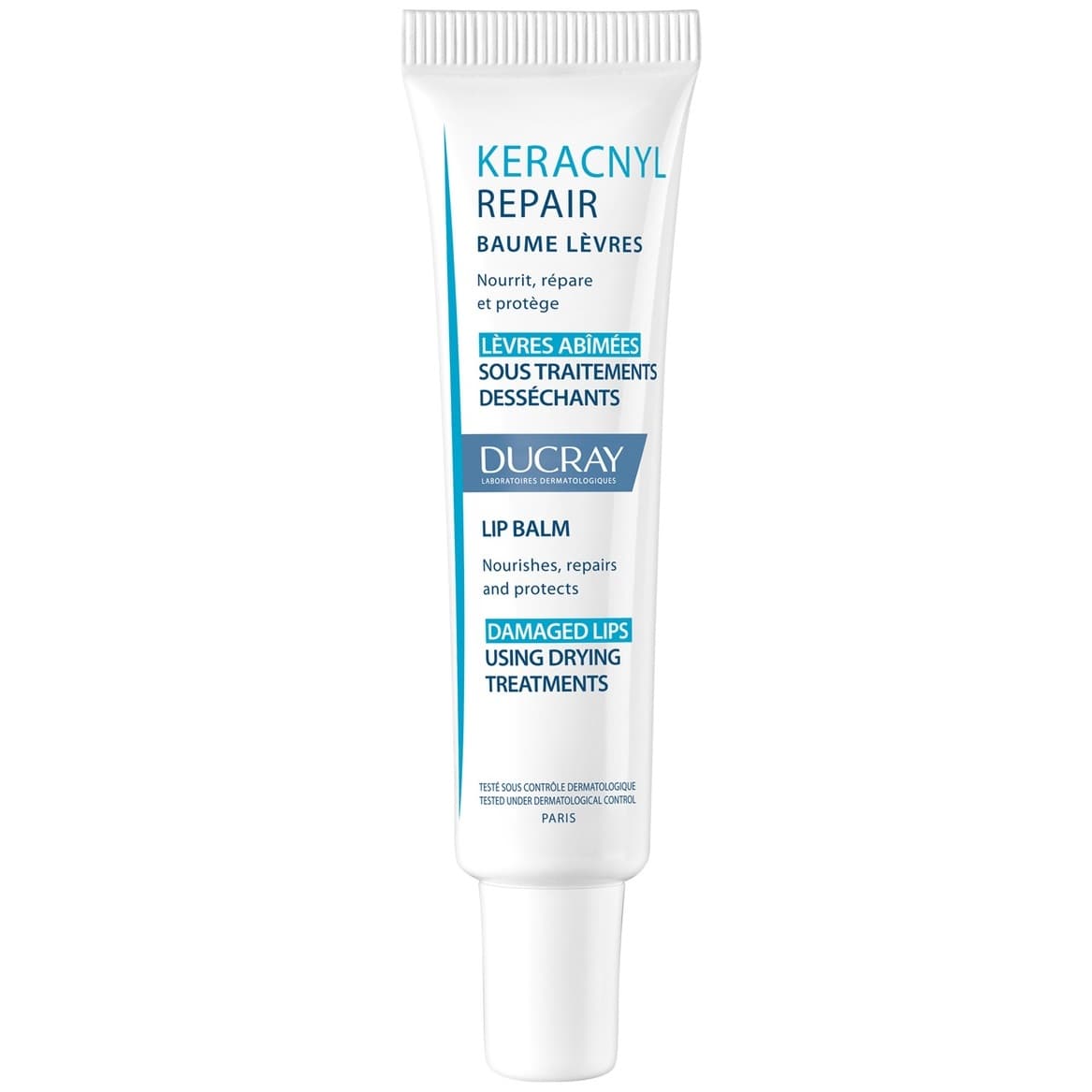 Дюкрэ Восстанавливающий бальзам для губ Repair 12+, (Ducray, Keracnyl)
