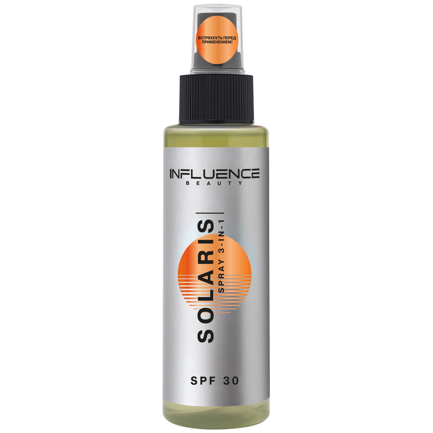 Солнцезащитный спрей для лица Solaris SPF30 с увлажняющими компонентами (INFLUENCE beauty, Лицо)