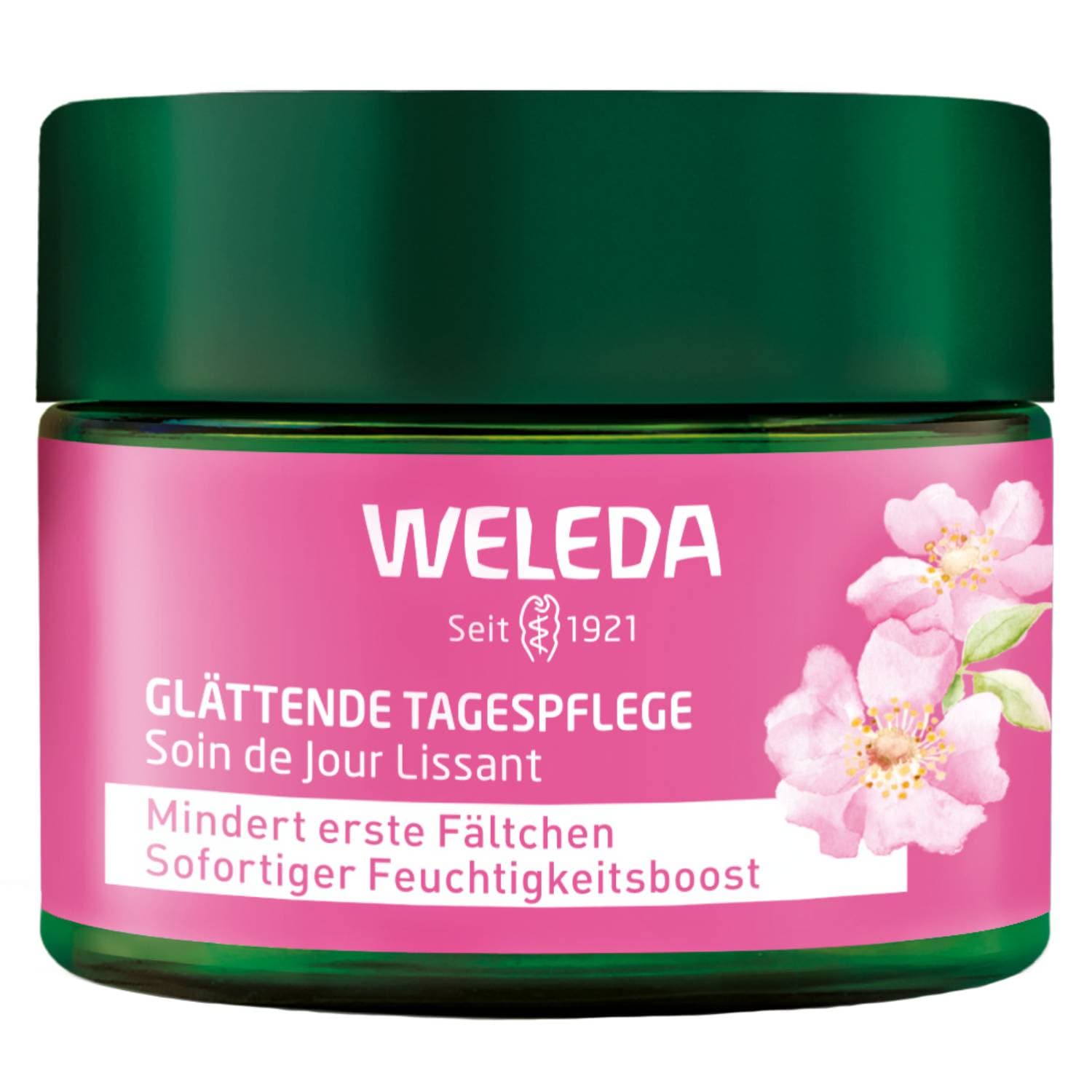 Веледа Разглаживающий дневной крем для лица, (Weleda, Розовая линия