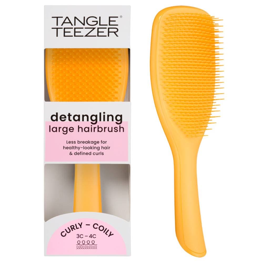 Тангл Тизер Расческа для очень кудрявых волос Naturally Curly Daffodil Yellow (Tangle Teezer, Curly - Coily)