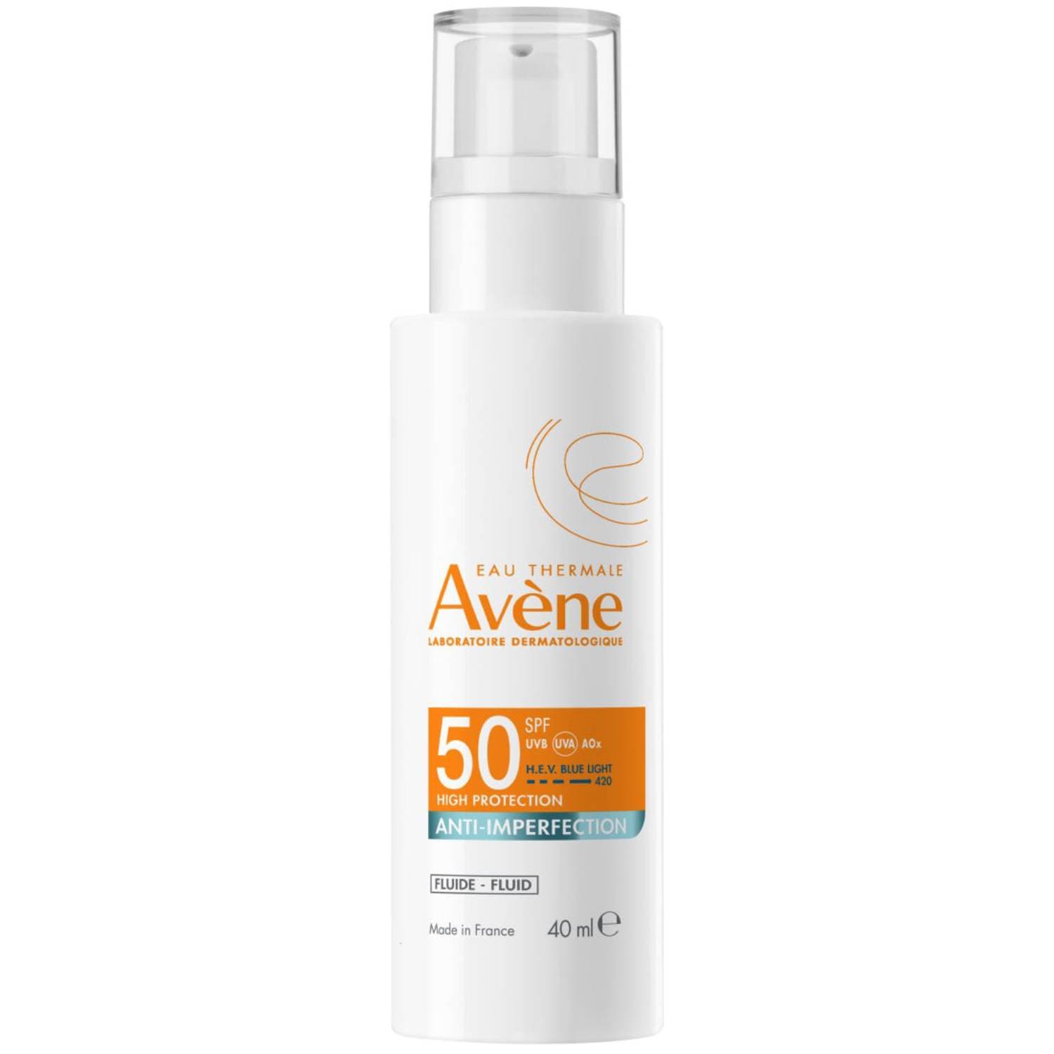 Авен Солнцезащитный флюид против несовершенств Anti-Imperfection SPF50 (Avene, Suncare)
