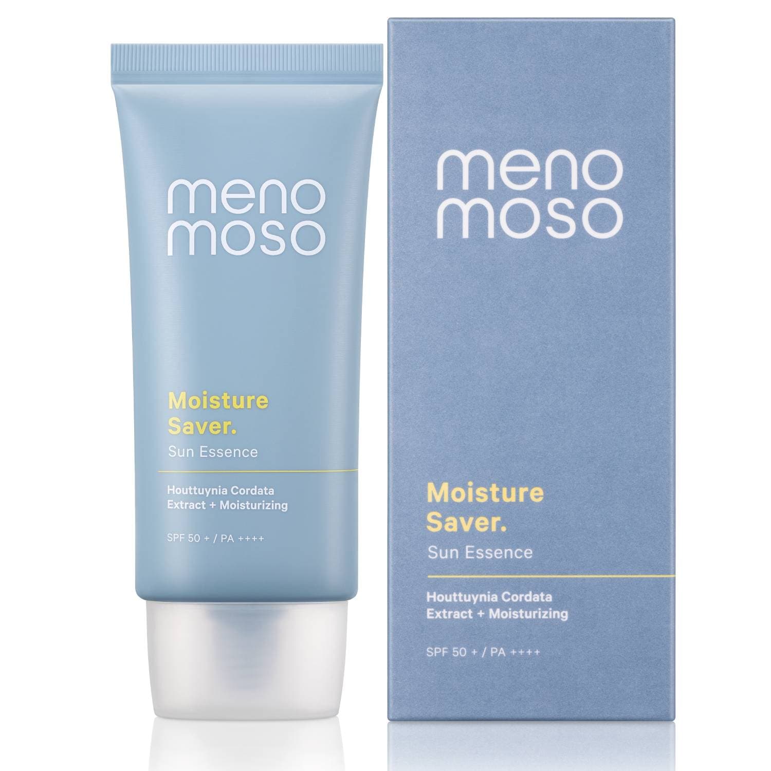 Меномосо Увлажняющая солнцезащитная эссенция Moisture Saver Sun Essense SPF50+ PA++++, (Menomoso, Для кожи)