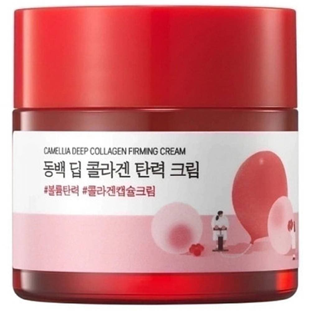 Раунд Лаб Крем коллагеновый с экстрактом камелии Camellia Deep Collagen Firming Cream, (Round Lab, )