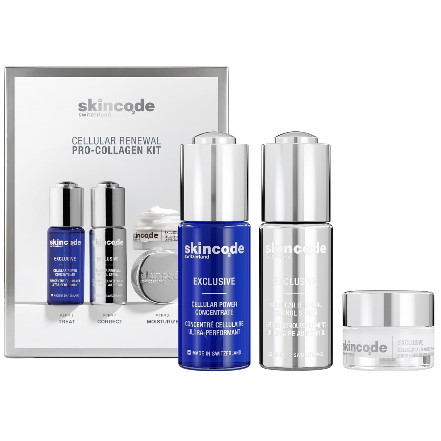 Скинкод Набор для клеточного обновления и выработки коллагена Cellular Renewal Pro-Collagen Kit (Skincode, Exclusive)