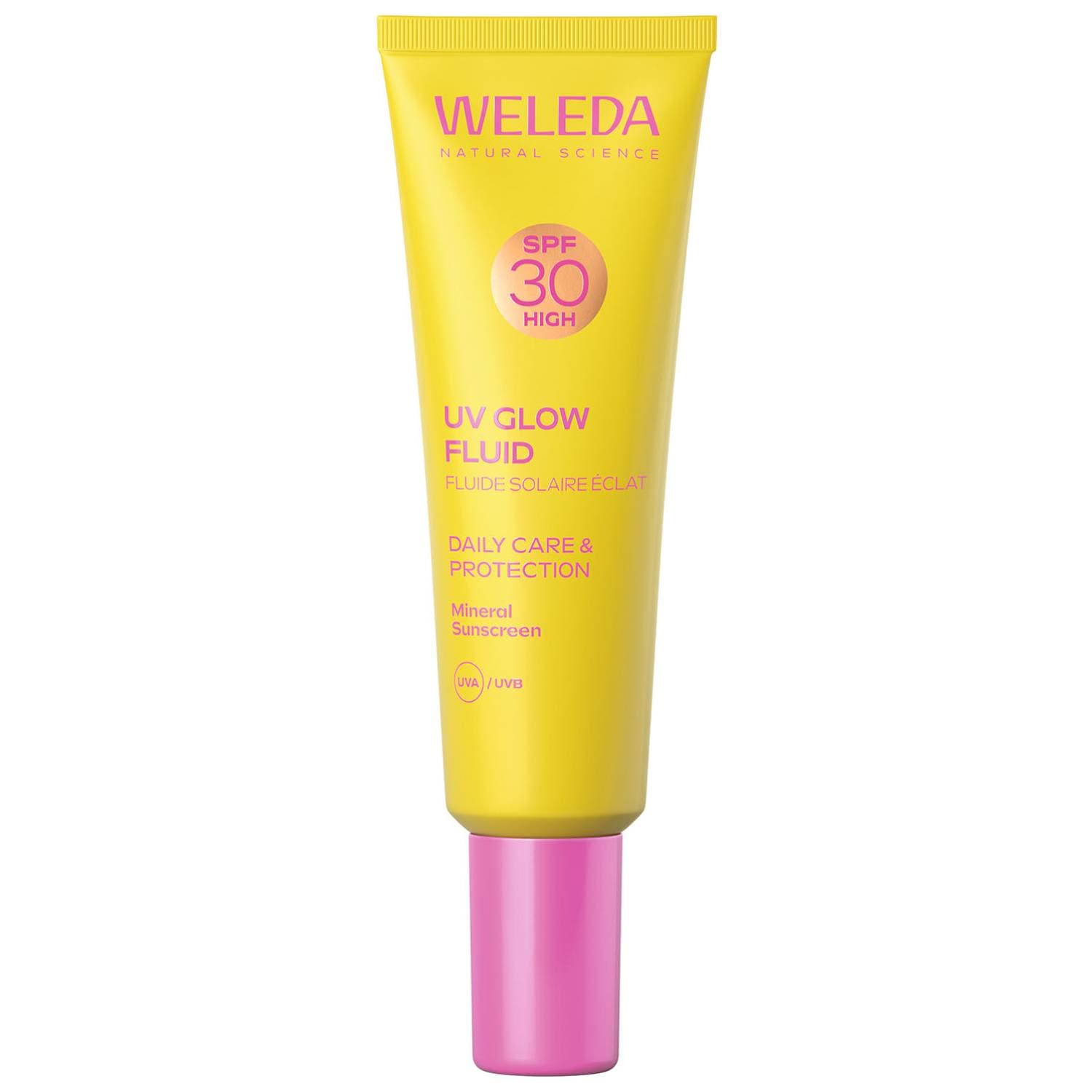 Веледа Солнцезащитный флюид для лица Glow Sun Fluid SPF30, (Weleda, Защита от солнца)