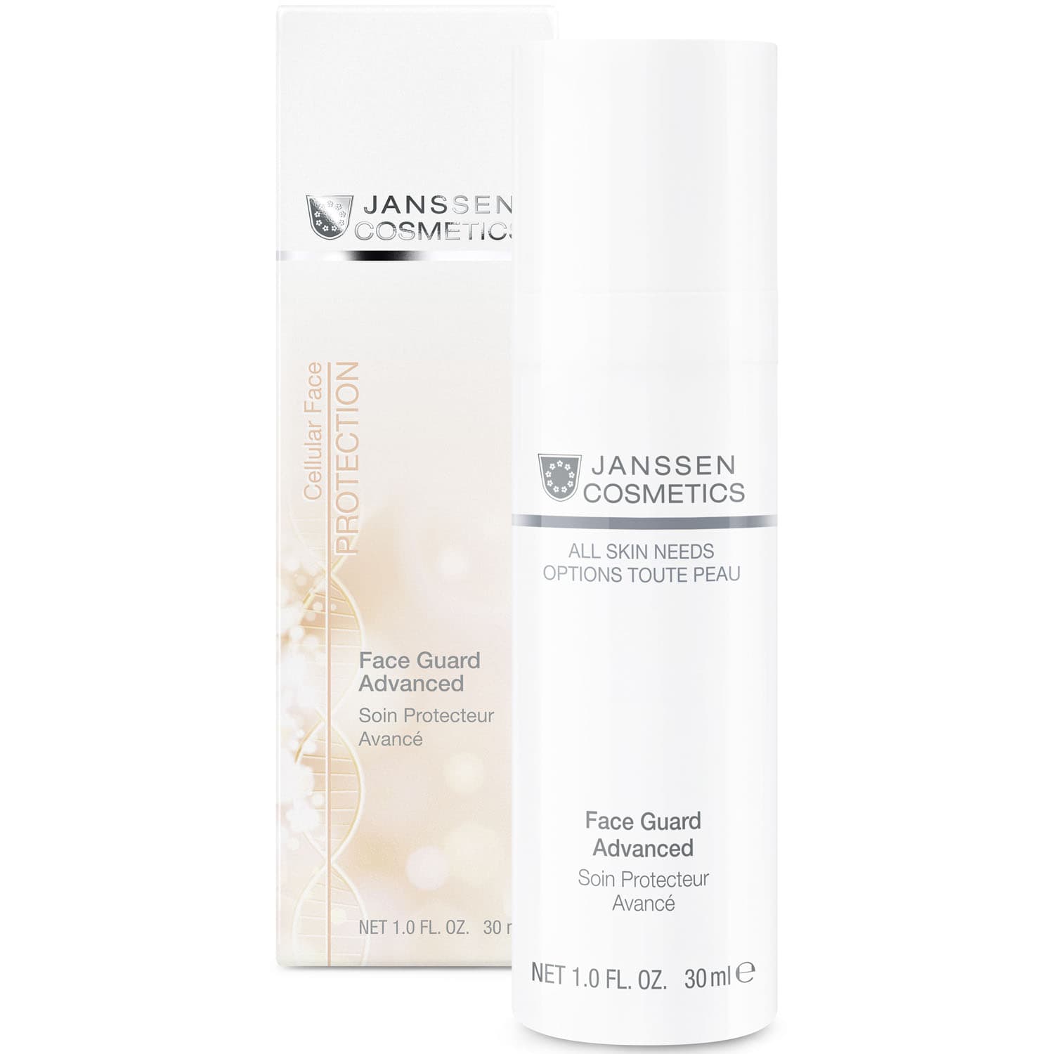 Янсен Косметикс Легкая солнцезащитная основа SPF 30 с UVA-, UVB- и IR-защитой Face Guard Advanced, (Janssen Cosmetics, All skin needs)