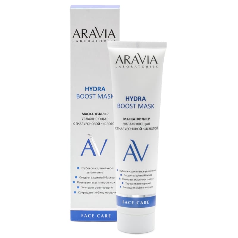 Аравия Лабораторис Маска-филлер увлажняющая с гиалуроновой кислотой Hydra Boost Mask, (Aravia Laboratories, Уход за лицом
