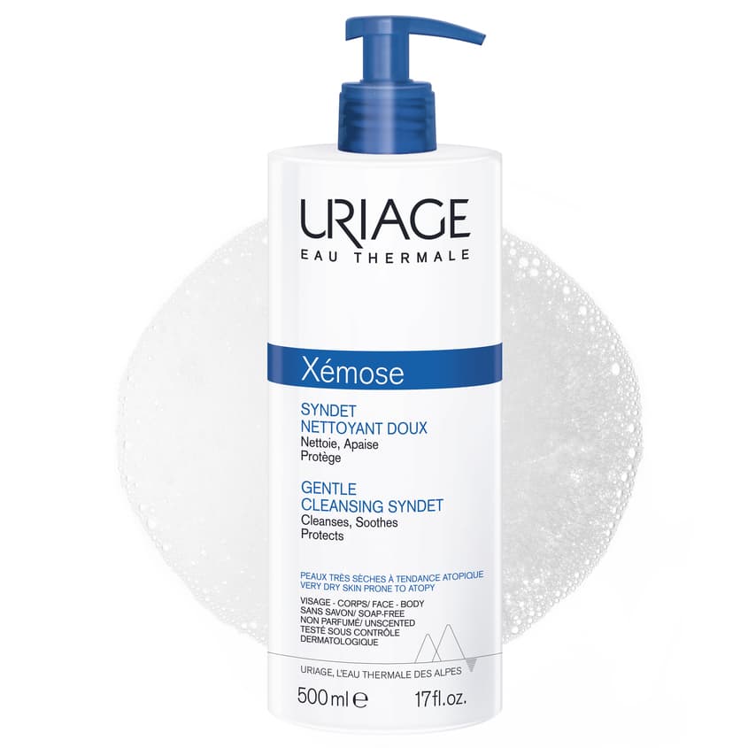 Урьяж Мягкий очищающий пенящийся гель Syndet, (Uriage, Xemose)