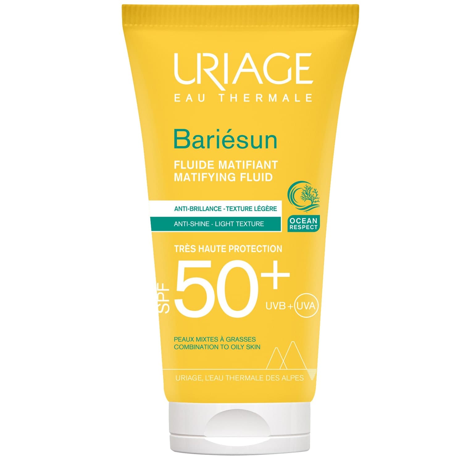 Урьяж Матирующая эмульсия SPF50+, (Uriage, Bariesun)