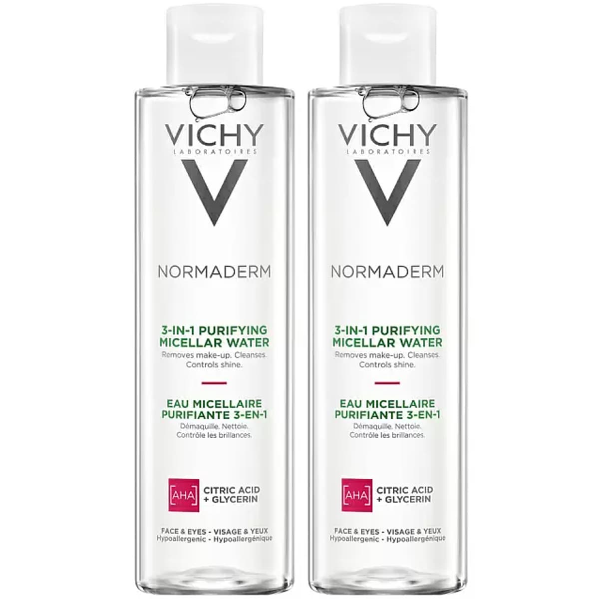 Виши Комплект Нормадерм Мицеллярный Лосьон, . по 200 мл (Vichy, Normaderm)