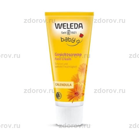 Веледа (Weleda) крем для лица с календулой для детей туба