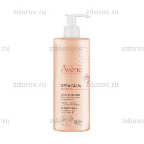 Авен (Avene) Ксеракалм Нутришн крем-гель легк.питат. очищающий фл