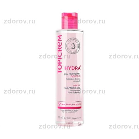 Топикрем Hydra+ гель мягкий очищающий