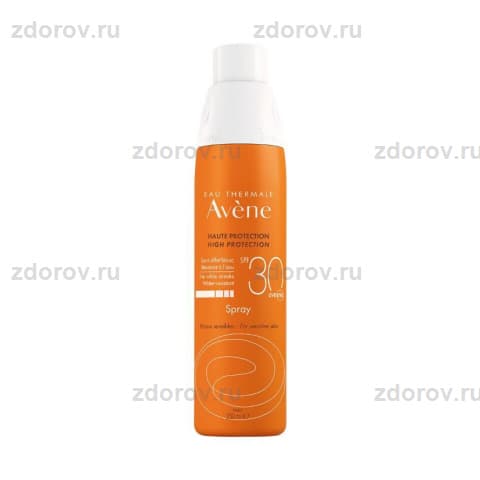 Авен (Avene) солнцезащитный спрей spf30 фл