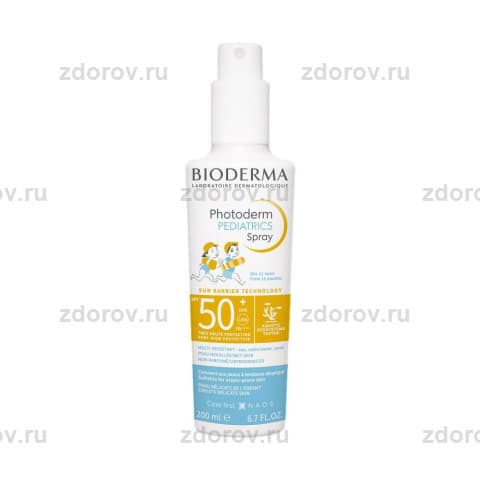 БИОДЕРМА Фотодерм спрей SPF 50+ д/детей