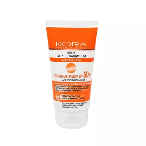 Крем солнцезащитный для лица и тела усиленная защита SPF 50+