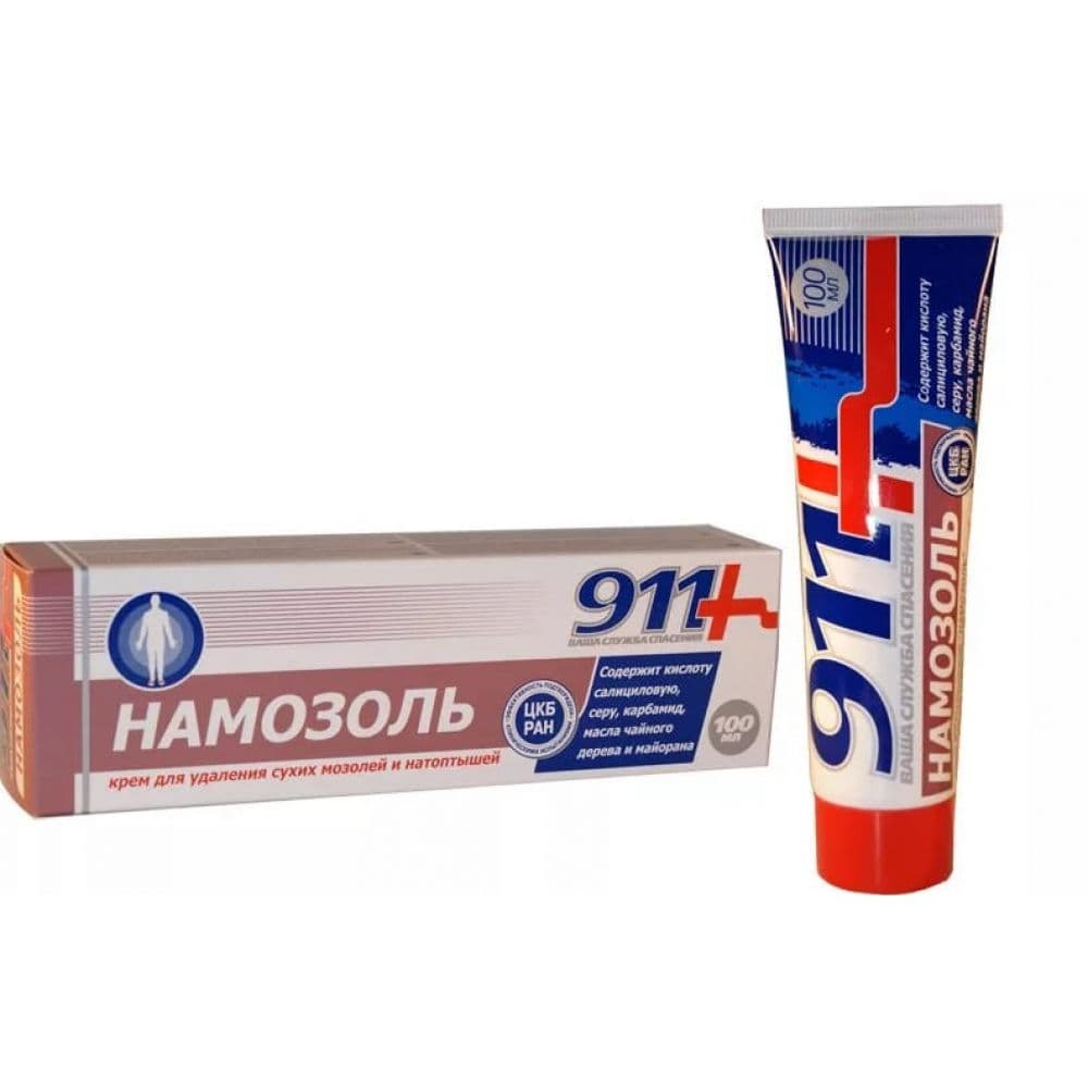 911 Намозоль крем для ног