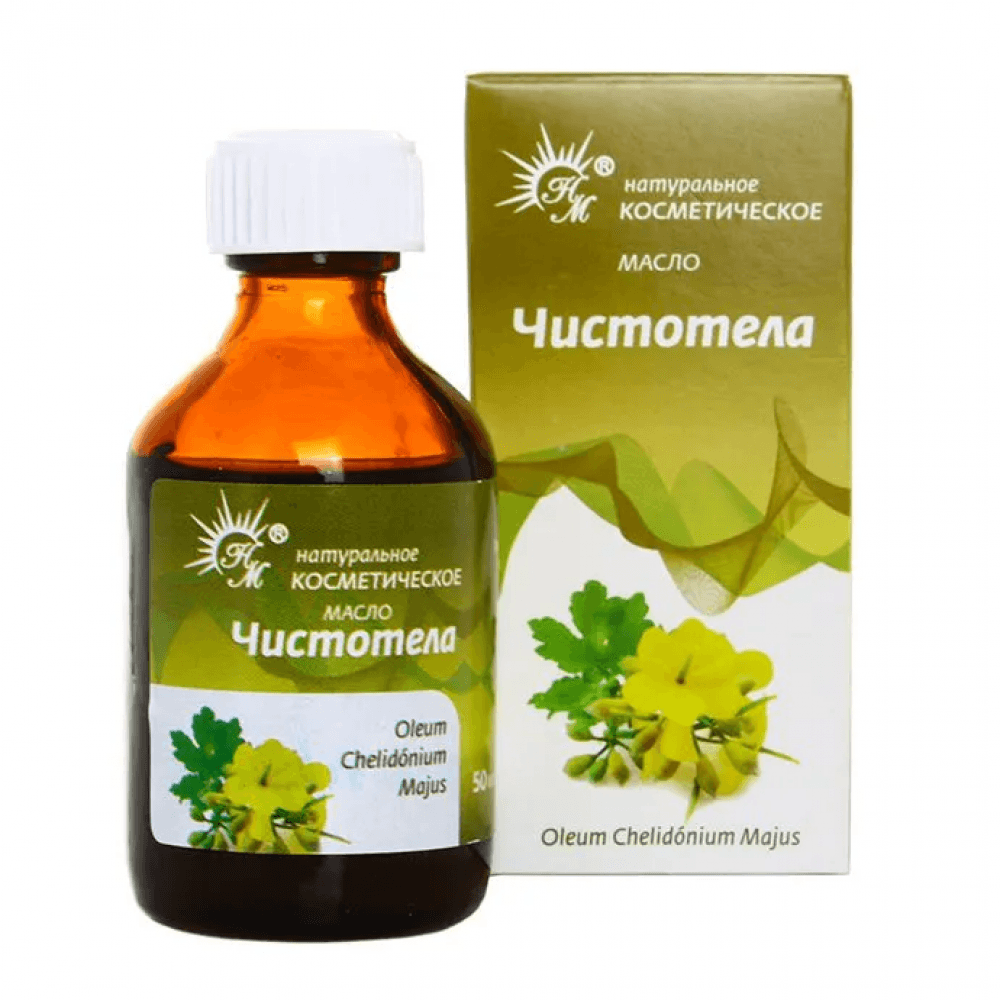 Масло косметическое чистотел