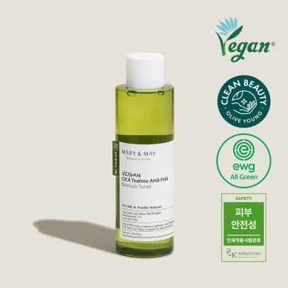 Тонер с чайным деревом и кислотами Vegan CICA Tea Tree AHA PHA Toner