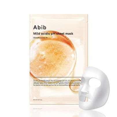 Тканевая маска для ровного тона Mild Acidic PH Sheet Mask Glutathiosome Fit 1шт