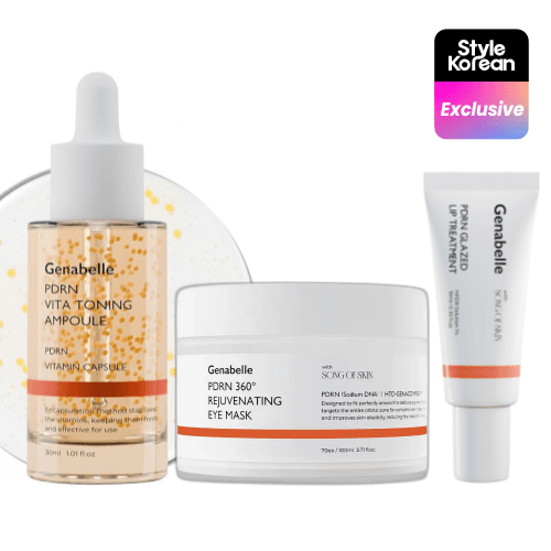 Набор PDRN 3 Step Care Set (Ampoule + Mask + Lip Treatment)