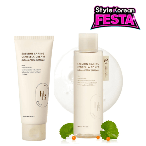 Набор Salmon Caring Centella (тонер + крем)