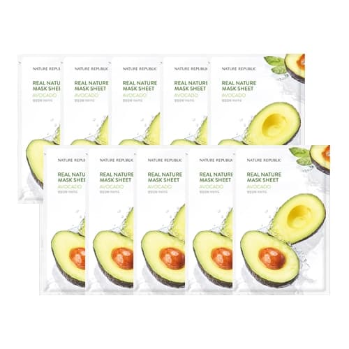 Тканевые маски Real Nature Avocado ( .)