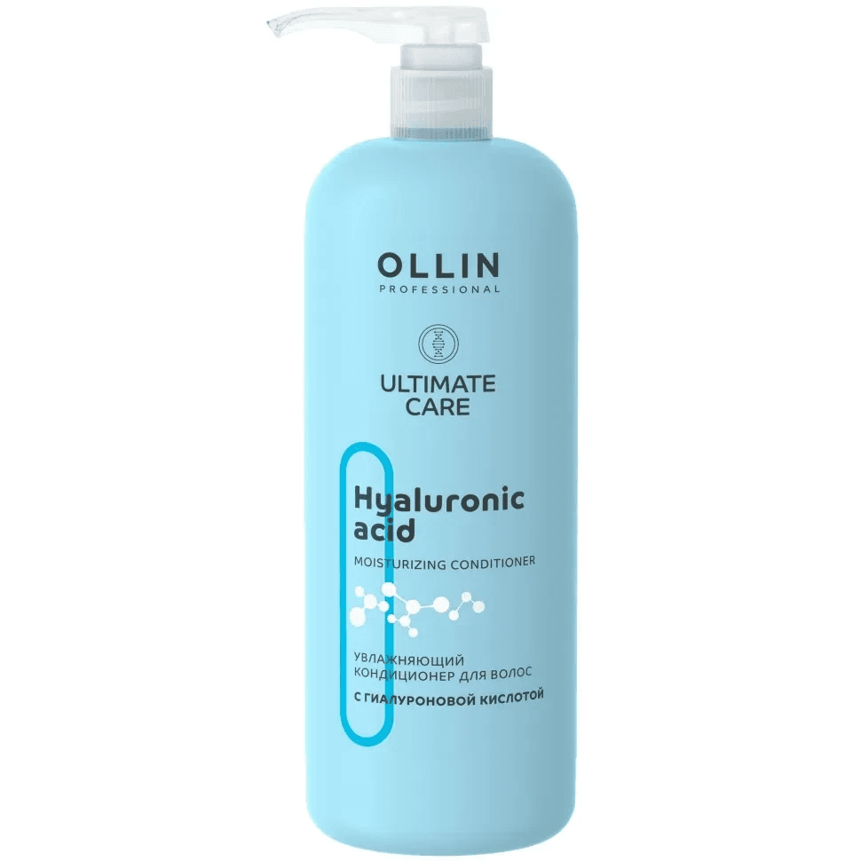 Увлажняющий кондиционер для волос с гиалуроновой кислотой Ultimate Care Ollin Professional
